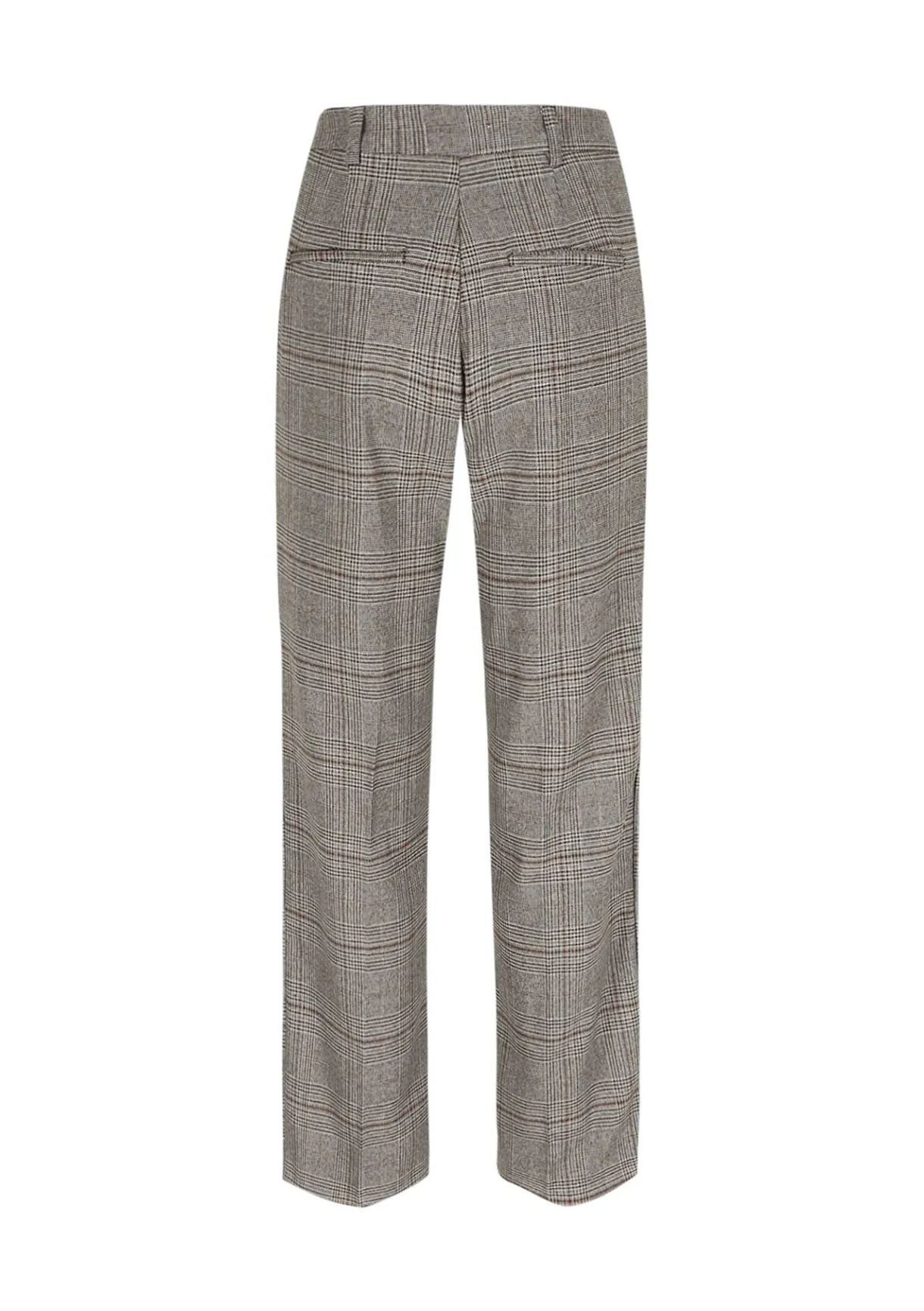 LolaLiza Geruite rechte broek- Broeken