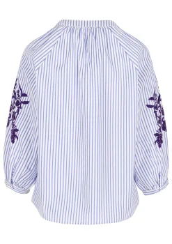 LolaLiza Gestreept hemd met pailletten- Blouses En Hemden