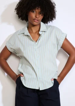 LolaLiza Gestreept luchtig hemd- Blouses En Hemden