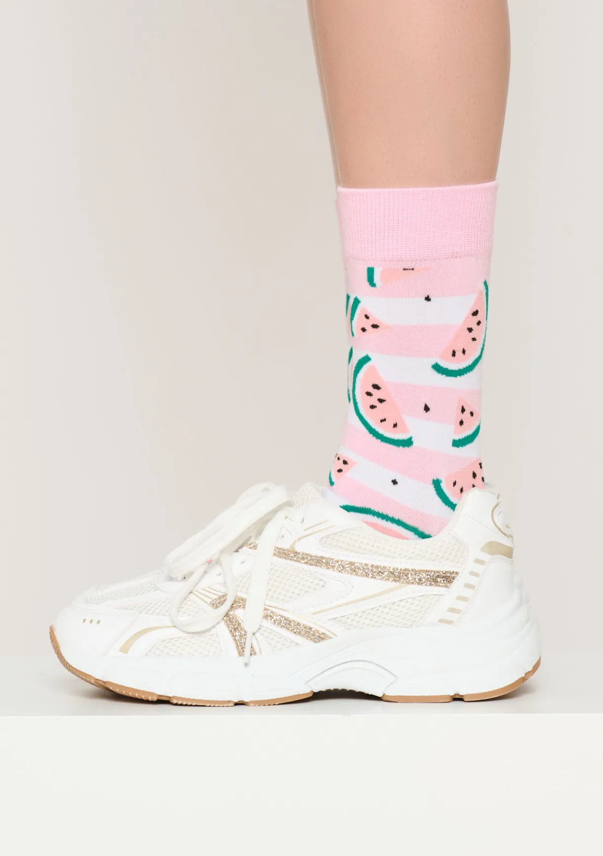 LolaLiza Gestreepte fruitsokken- Accessoires