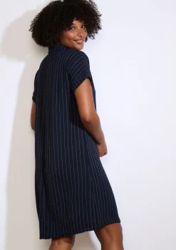 LolaLiza Gestreepte overhemdjurk- Jurken