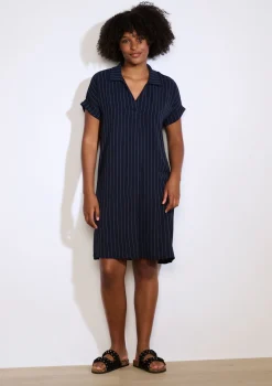 LolaLiza Gestreepte overhemdjurk- Jurken