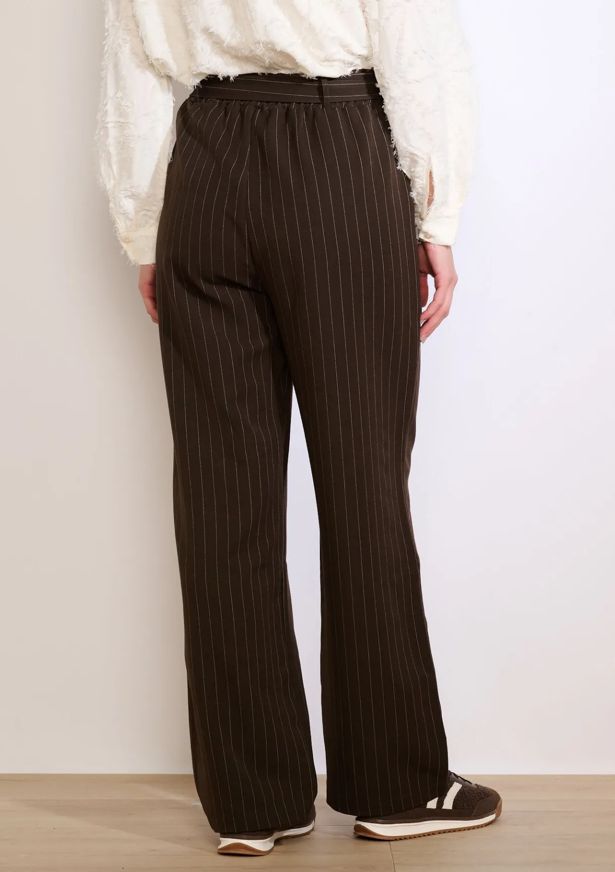 LolaLiza Gestreepte wijde broek- Broeken