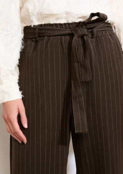 LolaLiza Gestreepte wijde broek- Broeken