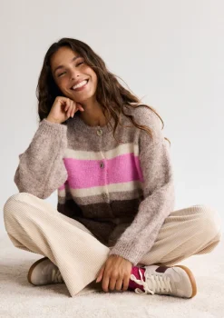 LolaLiza Gestreepte zachte vest- Truien En Cardigans