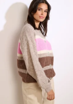 LolaLiza Gestreepte zachte vest- Truien En Cardigans