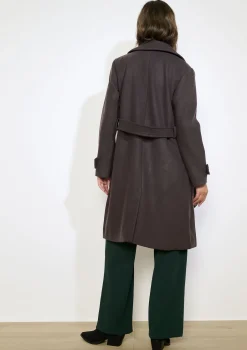 LolaLiza Gestructuurde jas met ceintuur- Mantels En Jassen