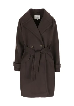 LolaLiza Gestructuurde jas met ceintuur- Mantels En Jassen