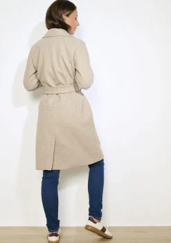 LolaLiza Gestructuurde jas met ceintuur- Mantels En Jassen