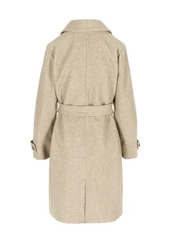 LolaLiza Gestructuurde jas met ceintuur- Mantels En Jassen