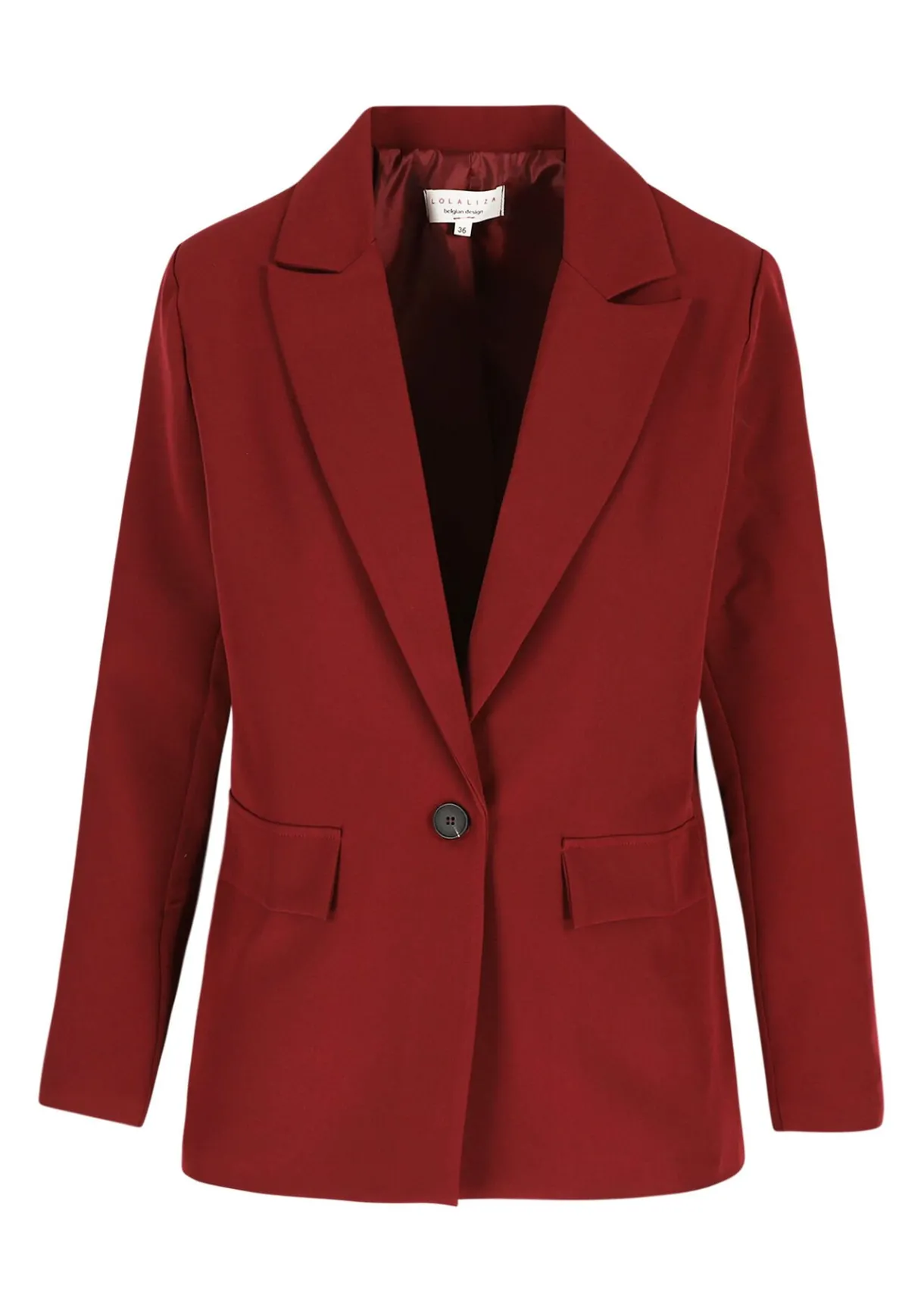 LolaLiza Getailleerde blazer met knoop- Vesten En Blazers|Co-Ord Sets