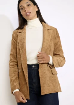 LolaLiza Getailleerde corduroy blazer- Vesten En Blazers