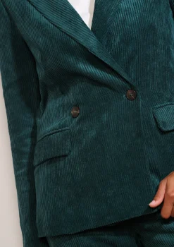 LolaLiza Getailleerde corduroy blazer- Vesten En Blazers|Co-Ord Sets