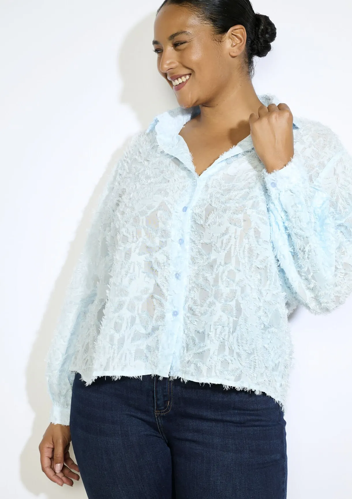 LolaLiza Getextuurd hemd- Blouses En Hemden