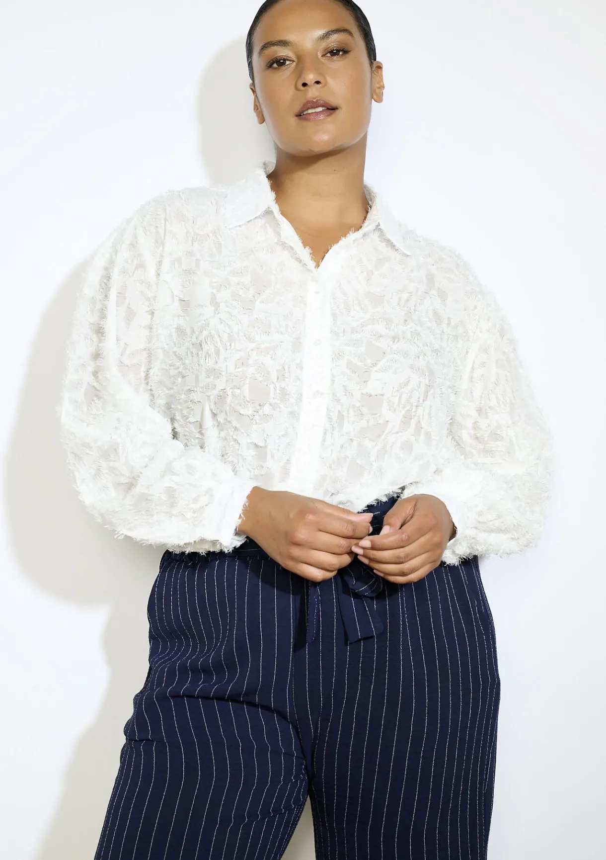 LolaLiza Getextuurd hemd- Blouses En Hemden