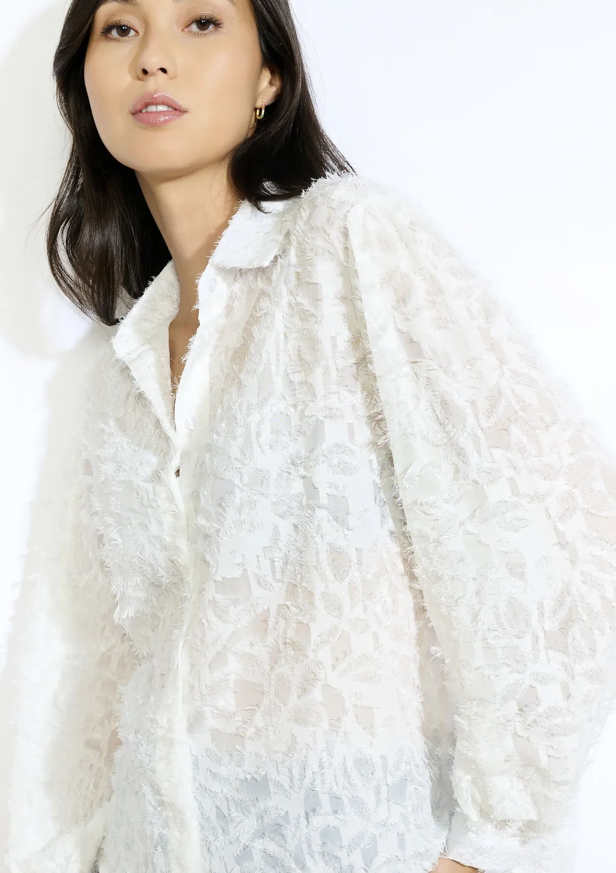 LolaLiza Getextuurd hemd- Blouses En Hemden