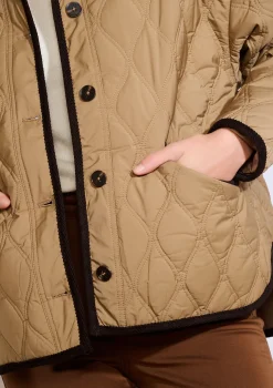 LolaLiza Gewatteerde jas met ribkraag- Mantels En Jassen