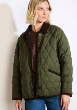 LolaLiza Gewatteerde jas met ribkraag- Mantels En Jassen