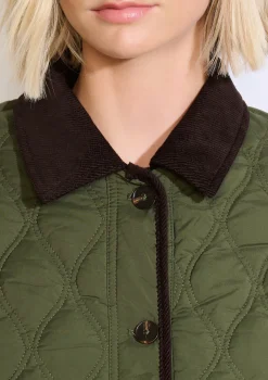 LolaLiza Gewatteerde jas met ribkraag- Mantels En Jassen