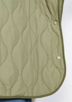 LolaLiza Gewatteerde poncho met capuchon- Accessoires|Mantels En Jassen