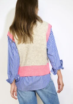 LolaLiza Gilet met strepen- Truien En Cardigans