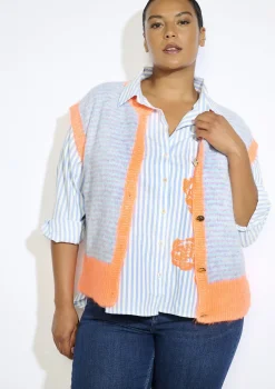 LolaLiza Gilet met strepen- Truien En Cardigans