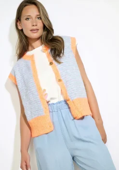 LolaLiza Gilet met strepen- Truien En Cardigans