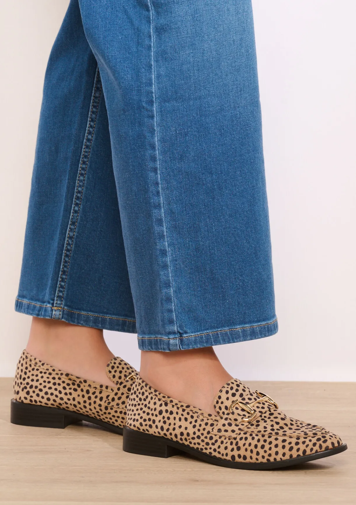 LolaLiza Glanzende loafers met gesp- Schoenen