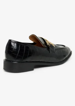 LolaLiza Glanzende loafers met gesp- Schoenen