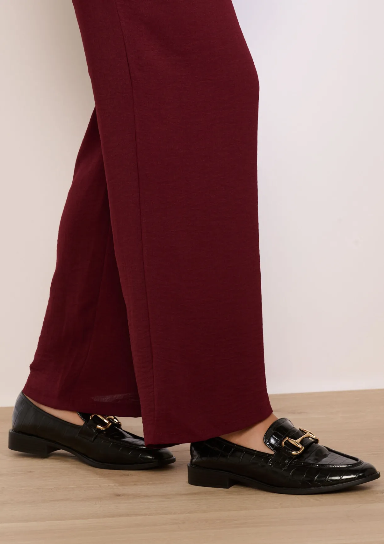 LolaLiza Glanzende loafers met gesp- Schoenen