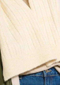 LolaLiza Glanzende ribgebreide sjaal- Accessoires