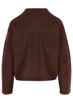 LolaLiza Glanzende ronde hals trui- Truien En Cardigans