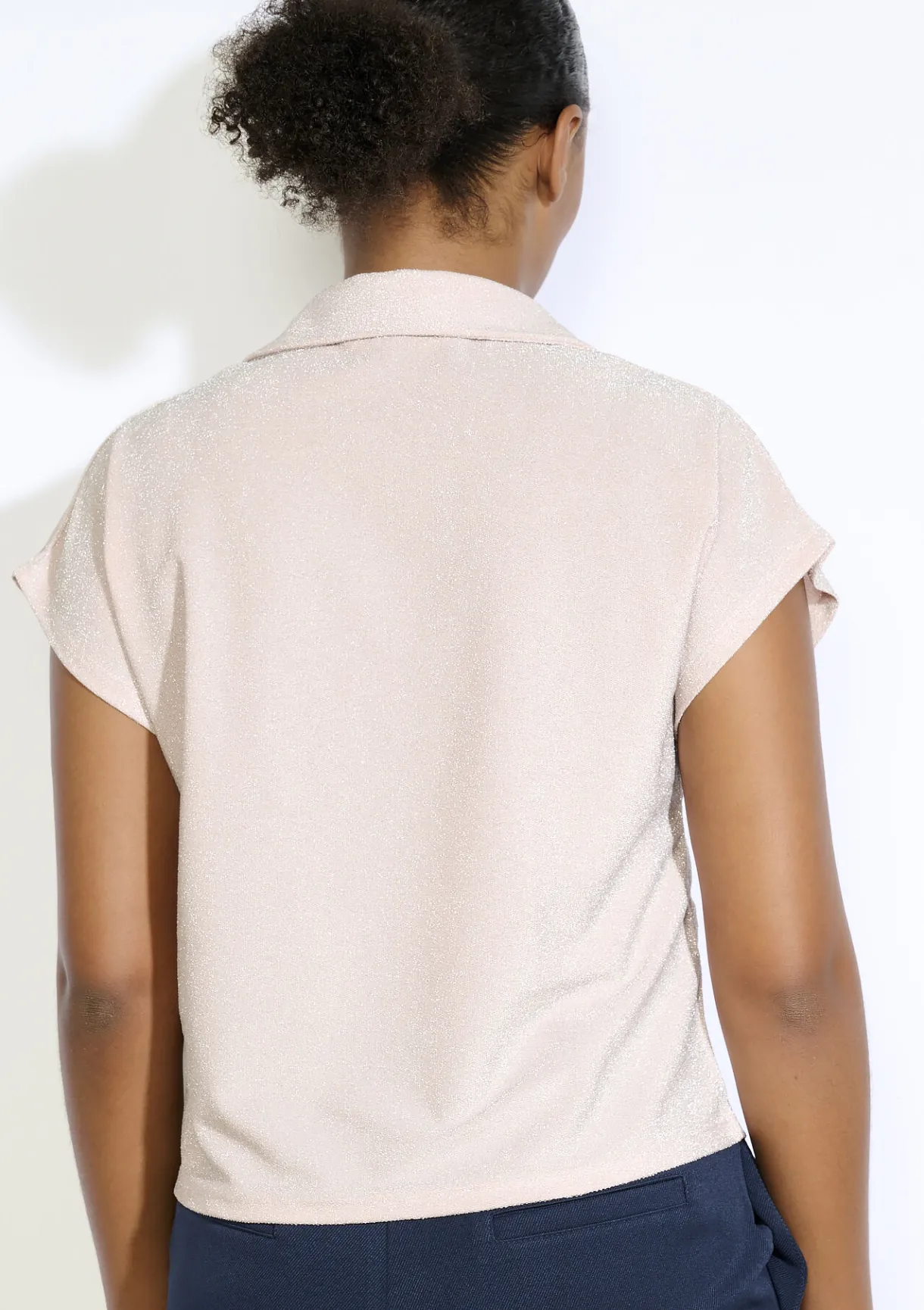 LolaLiza Glanzende soepele blouse- Tops En T-Shirts