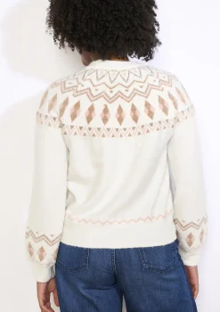 LolaLiza Grafisch jacquardtrui- Truien En Cardigans