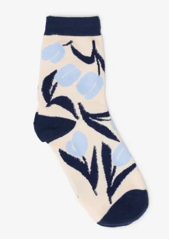 LolaLiza Grafische sokken met tulpen- Accessoires