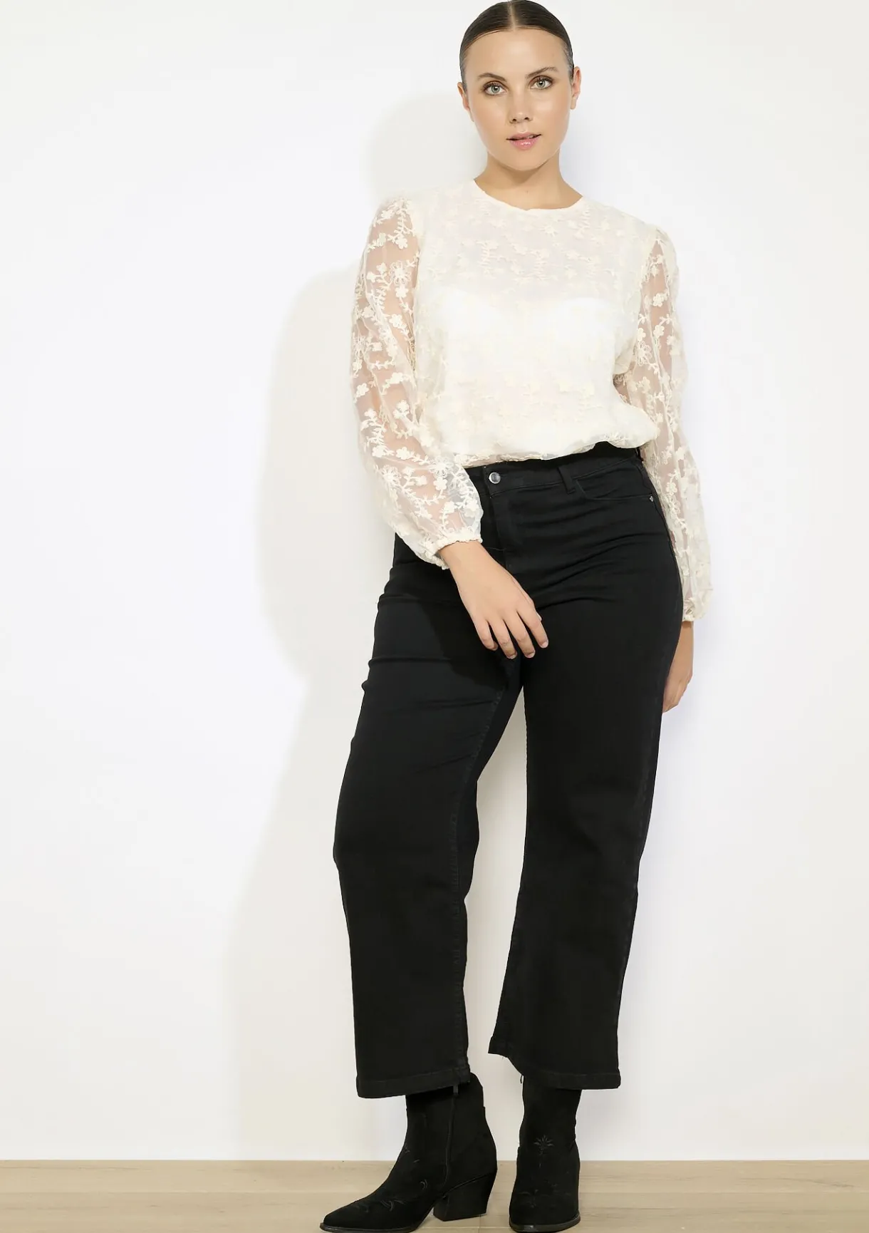 LolaLiza High waist wide jeans- Jeans