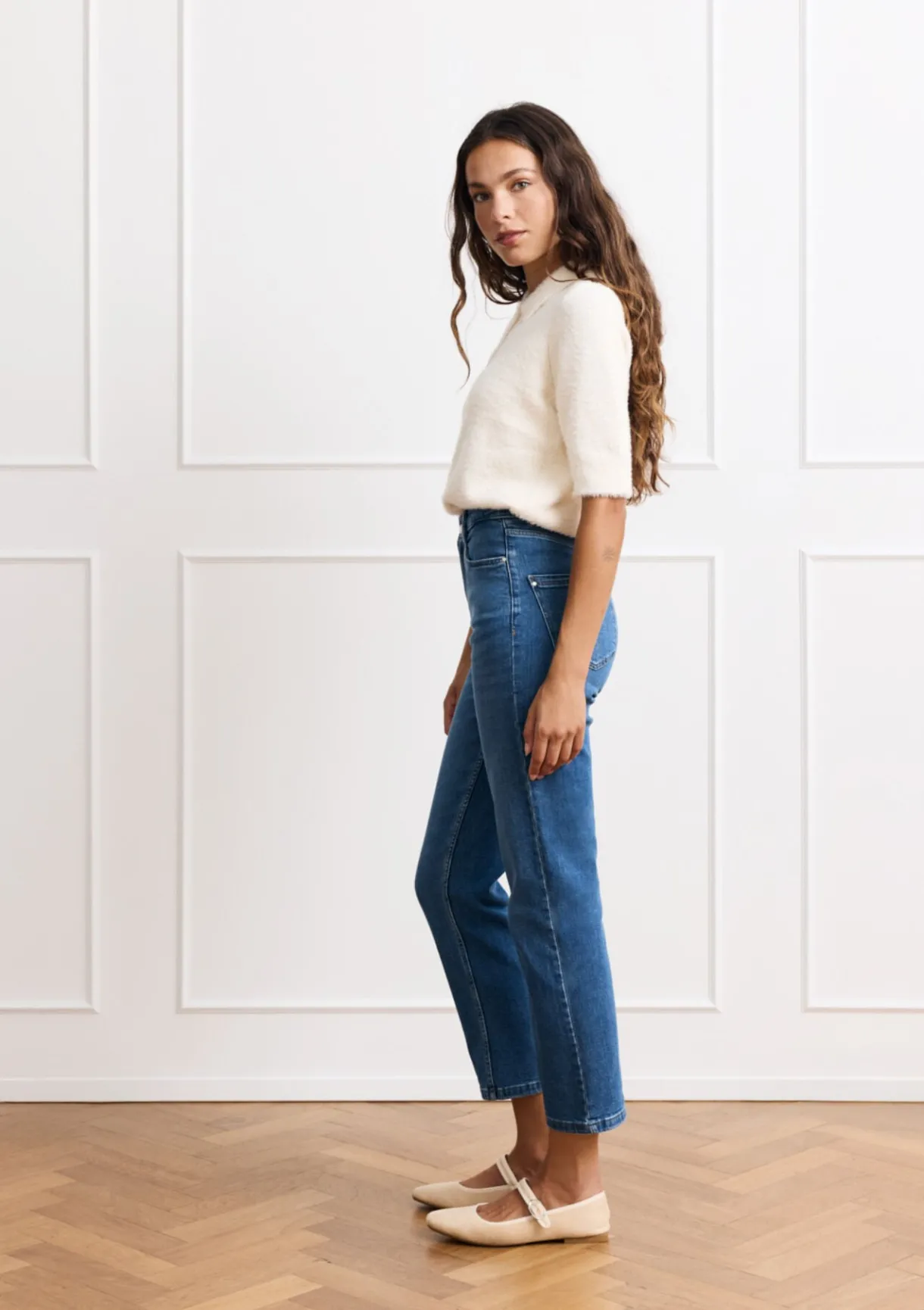 LolaLiza Hoge taille rechte jeans- Jeans
