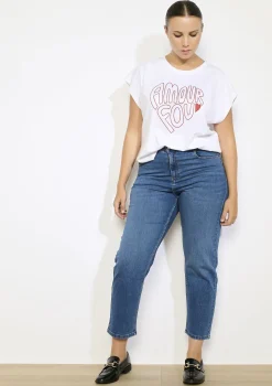 LolaLiza Hoge taille rechte jeans- Jeans