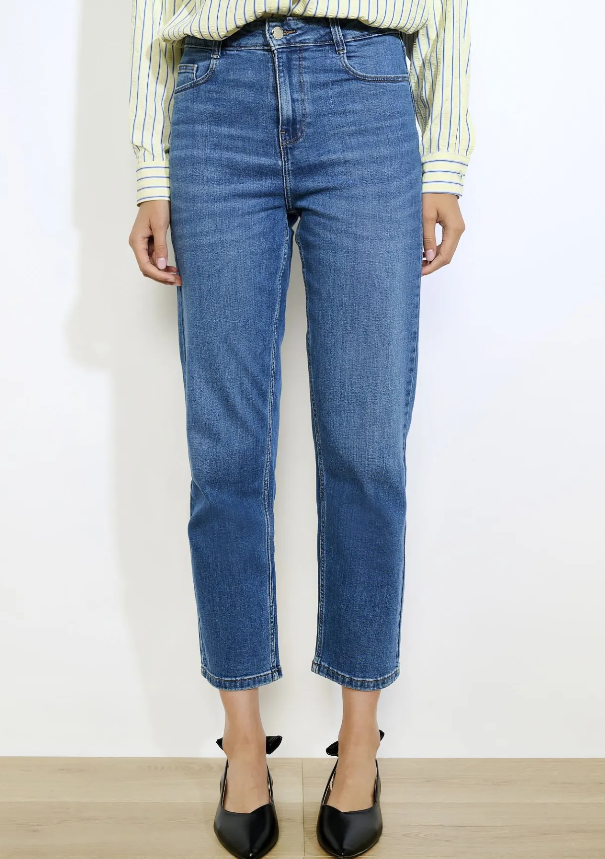 LolaLiza Hoge taille rechte jeans- Jeans