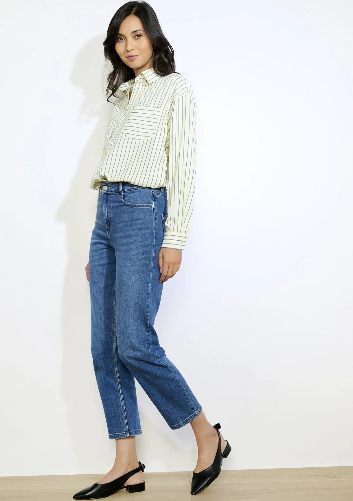 LolaLiza Hoge taille rechte jeans- Jeans