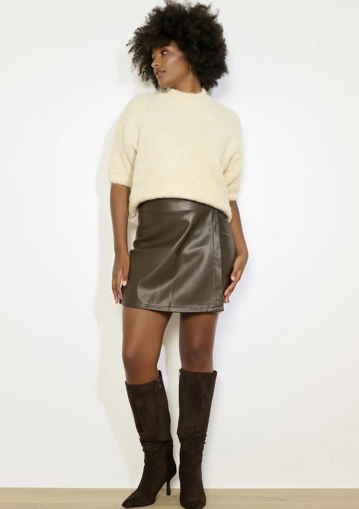 LolaLiza Imitatielederen skort- Rokken