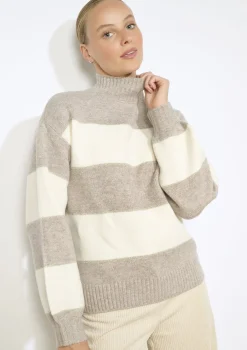 LolaLiza Jacquard coltrui- Truien En Cardigans