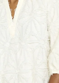 LolaLiza Jacquardjurk met pofmouwen- Jurken