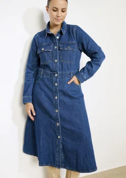 LolaLiza Jeans overhemdjurk- Jurken