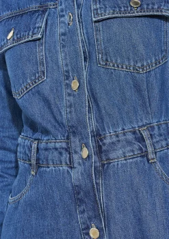 LolaLiza Jeans overhemdjurk- Jurken