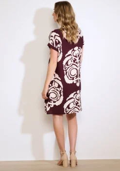 LolaLiza Jurk met grafische print- Jurken