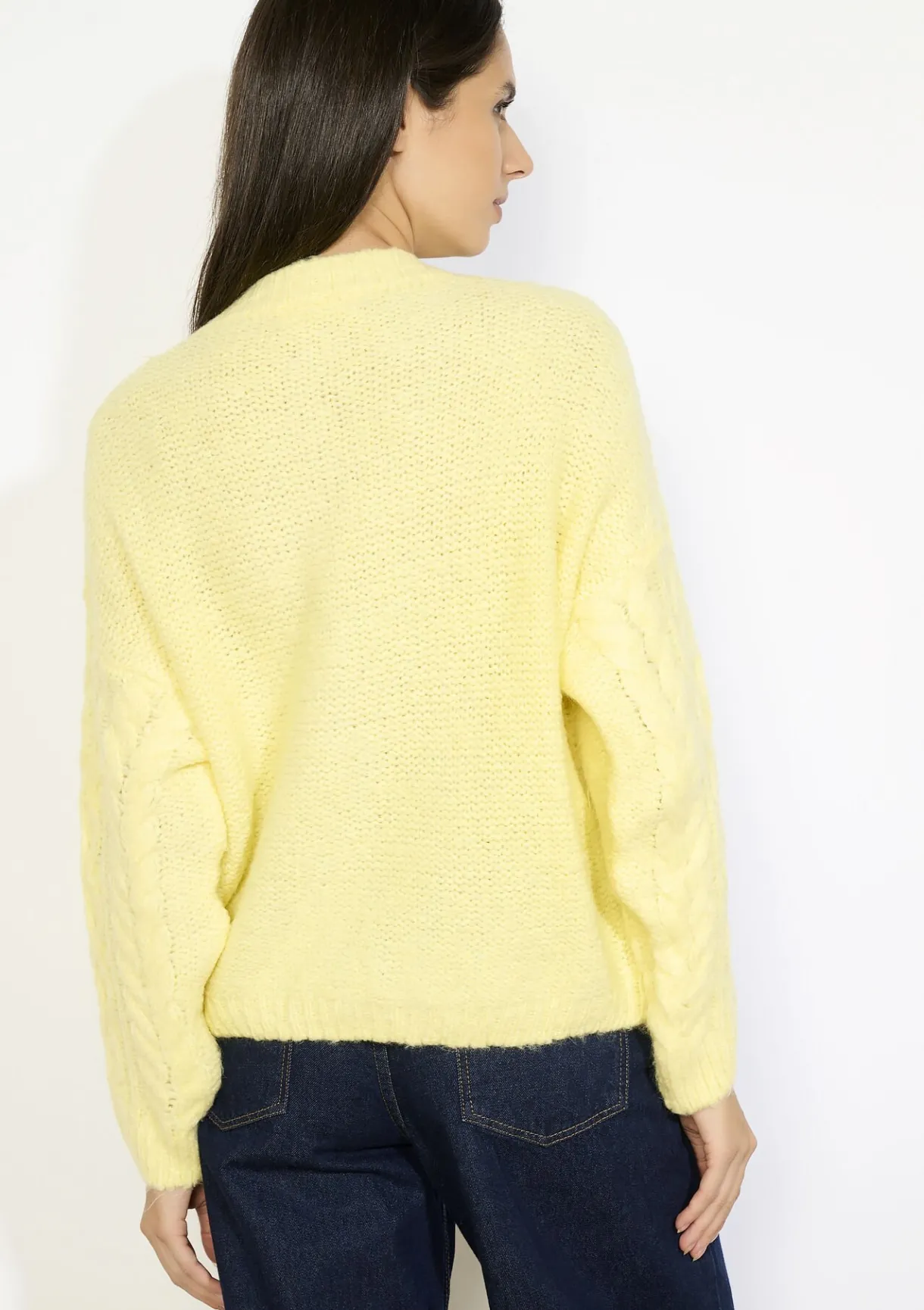 LolaLiza Kabelgebreide cardigan met knopen- Truien En Cardigans