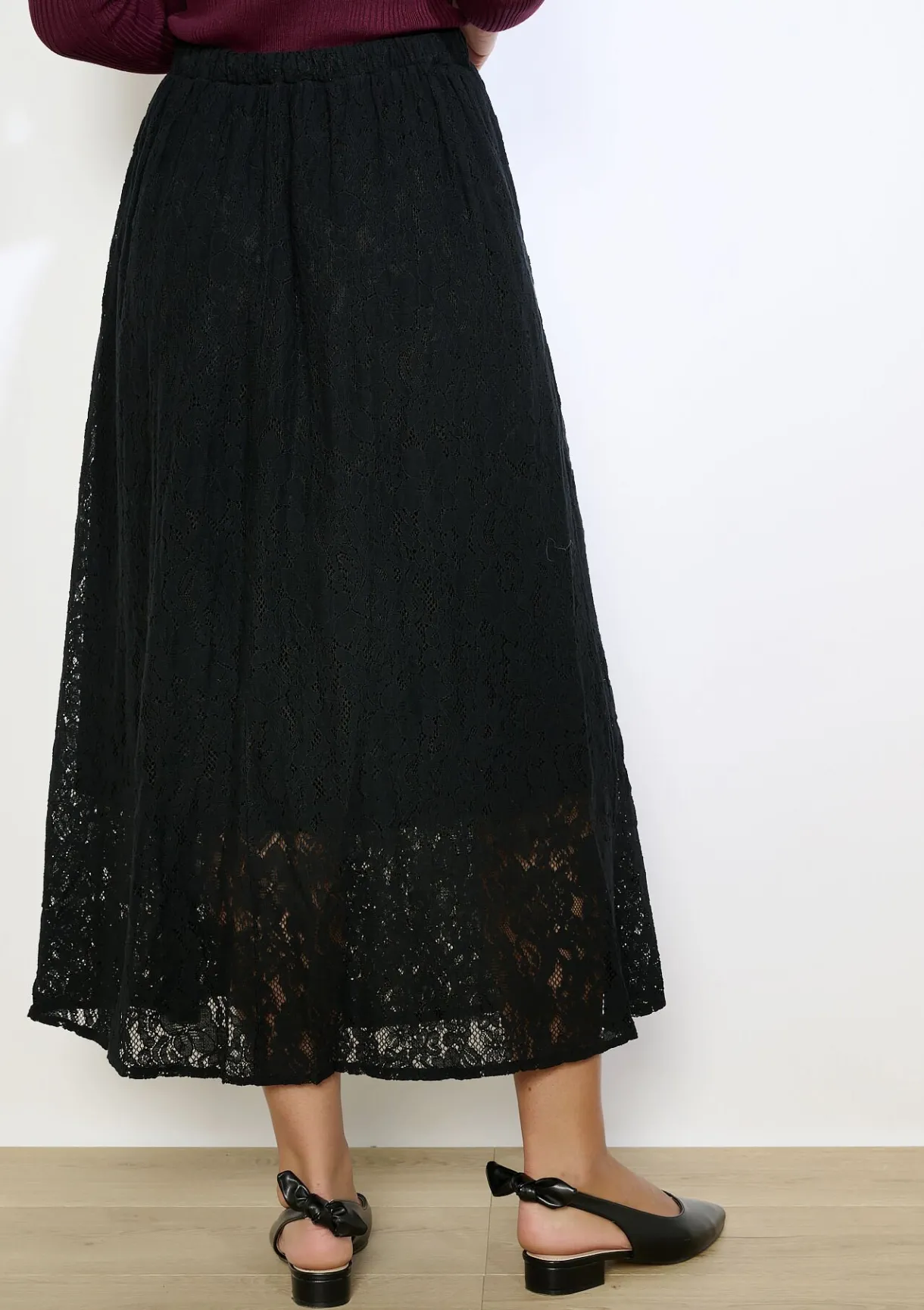 LolaLiza Kanten midi-rok- Rokken