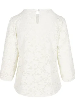 LolaLiza Kanten top met 3/4-mouwen- Tops En T-Shirts