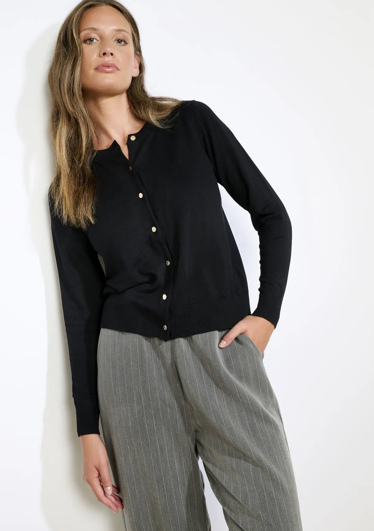 LolaLiza Klassiek gebreid vestje- Truien En Cardigans